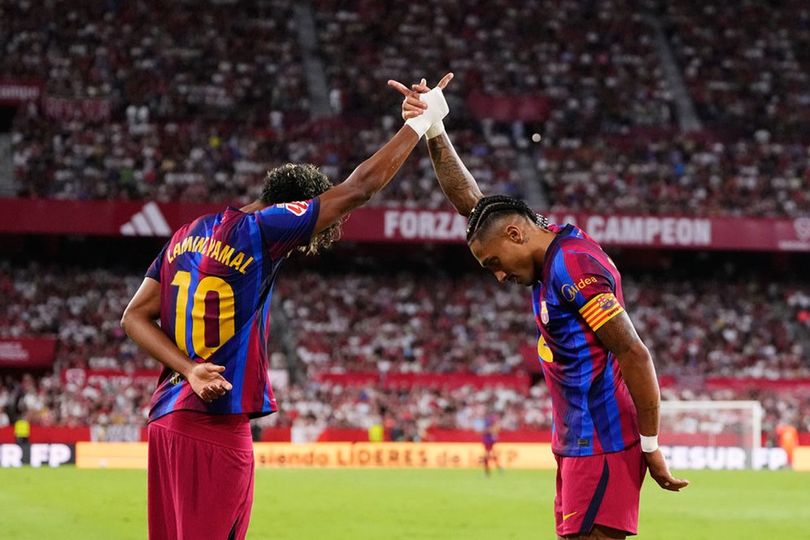 Hasil Sevilla vs Barcelona: Hattrick Raphinha Jaga Start Sempurna Blaugrana! Hasil Sevilla vs Barcelona: Hattrick Raphinha Jaga Start Sempurna Blaugrana!