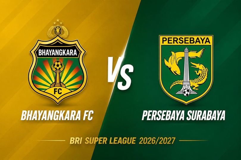 Link Live Streaming Bhayangkara FC vs Persebaya di BRI Super League 2026/2027 Link Live Streaming Bhayangkara FC vs Persebaya di BRI Super League 2026/2027