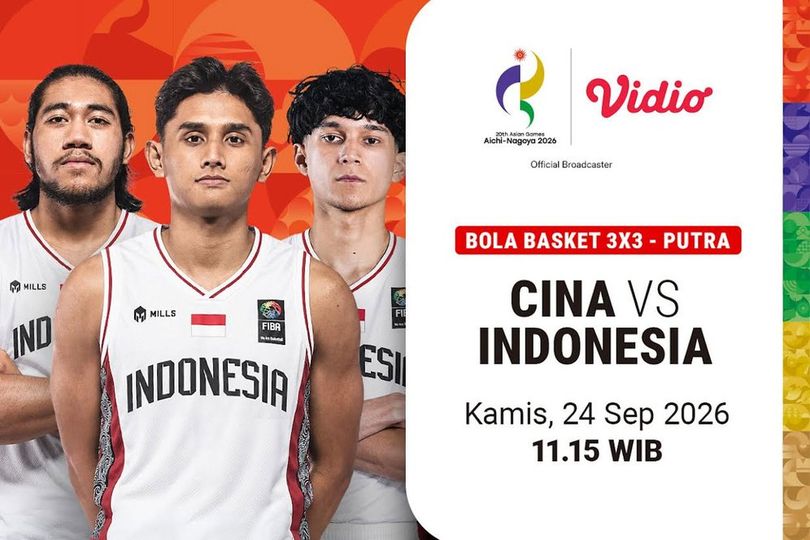Cina vs Indonesia - Asian Games 2026 3x3 Basketball Mens Play-In: Perjuangan Generasi Muda di Vidio Cina vs Indonesia - Asian Games 2026 3x3 Basketball Mens Play-In: Perjuangan Generasi Muda di Vidio