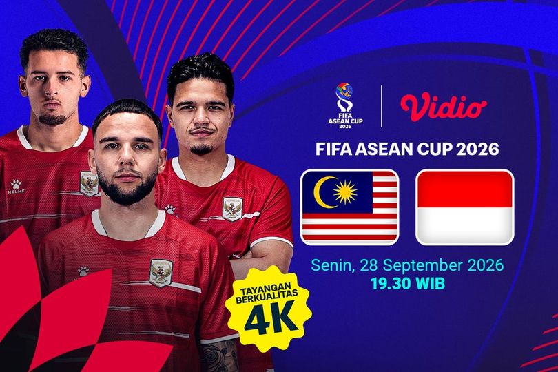 FIFA ASEAN Cup 2026: Malaysia vs Indonesia, Adu Kekuatan Baru di Vidio