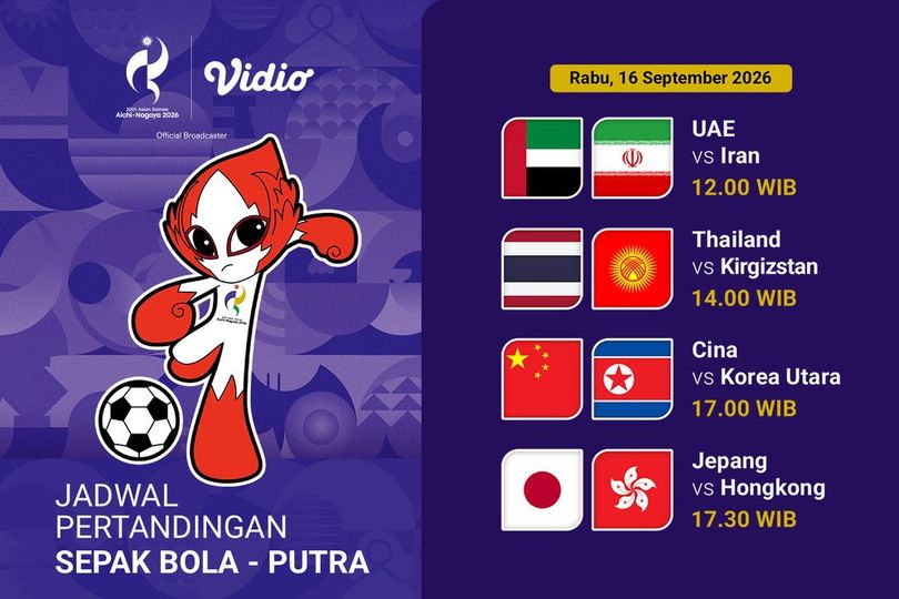 Streaming Asian Games 2026 Sepak Bola Putra: Kuda Hitam yang Bisa Mengejutkan di Vidio