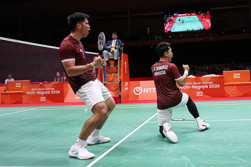 Badminton Beregu Putra Menangkan Medali Emas Pertama Indonesia di Asian Games 2026 Badminton Beregu Putra Menangkan Medali Emas Pertama Indonesia di Asian Games 2026