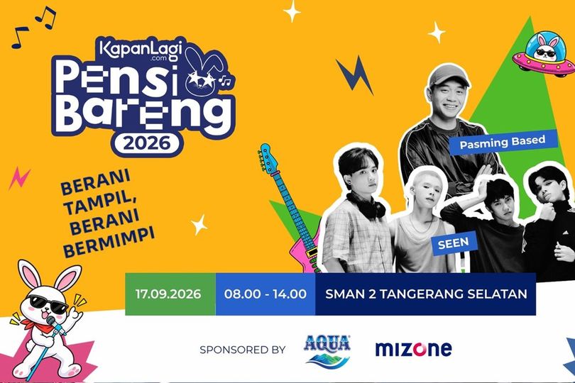 KapanLagi Pensi Bareng 2026 Sambangi SMAN 2 Tangsel, Hadirkan Pasming Based hingga SEEN KapanLagi Pensi Bareng 2026 Sambangi SMAN 2 Tangsel, Hadirkan Pasming Based hingga SEEN