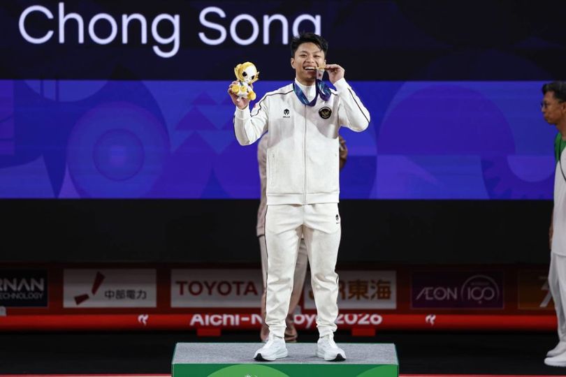 Rahmat Erwin Abdullah Sumbang Emas Kedua Indonesia dari Angkat Besi di Asian Games 2026 Rahmat Erwin Abdullah Sumbang Emas Kedua Indonesia dari Angkat Besi di Asian Games 2026