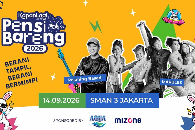 KapanLagi Pensi Bareng 2026 Dimulai, SMAN 3 Jakarta Jadi Sekolah Pertama KapanLagi Pensi Bareng 2026 Dimulai, SMAN 3 Jakarta Jadi Sekolah Pertama