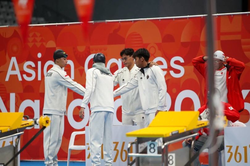 Tim Renang Putra Indonesia Finis Ke-6 di Final 4x100 Meter Gaya Ganti Asian Games 2026 Tim Renang Putra Indonesia Finis Ke-6 di Final 4x100 Meter Gaya Ganti Asian Games 2026