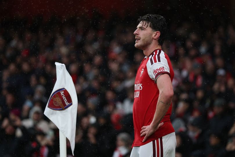 Declan Rice Terlihat Cedera Declan Rice Terlihat Cedera