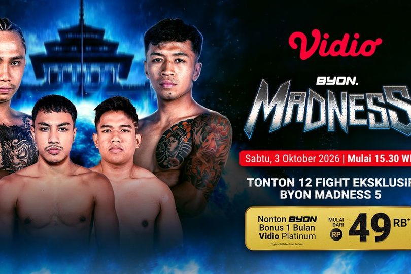 Saksikan BYON Madness 5: Panggung Knockout Paling Eksplosif Kembali Hadir di Vidio