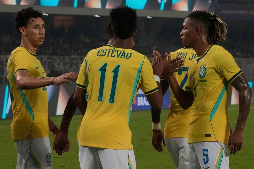 Hasil India vs Brasil: Estevao 1 Gol, Lino 2 Gol, Selecao Menang 4-0 Hasil India vs Brasil: Estevao 1 Gol, Lino 2 Gol, Selecao Menang 4-0