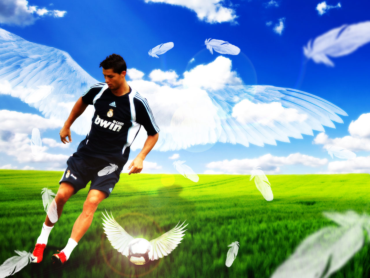 Download Wallpaper Cristiano Ronaldo Wing Bolanet