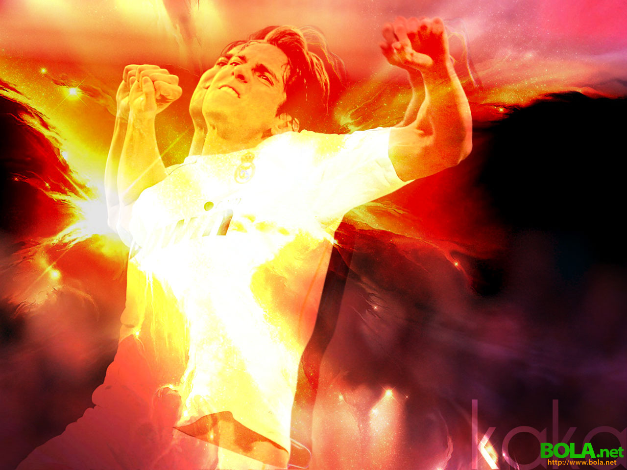 Deskripsi : Wallpaper Kaka On Fire, size: 1280x960