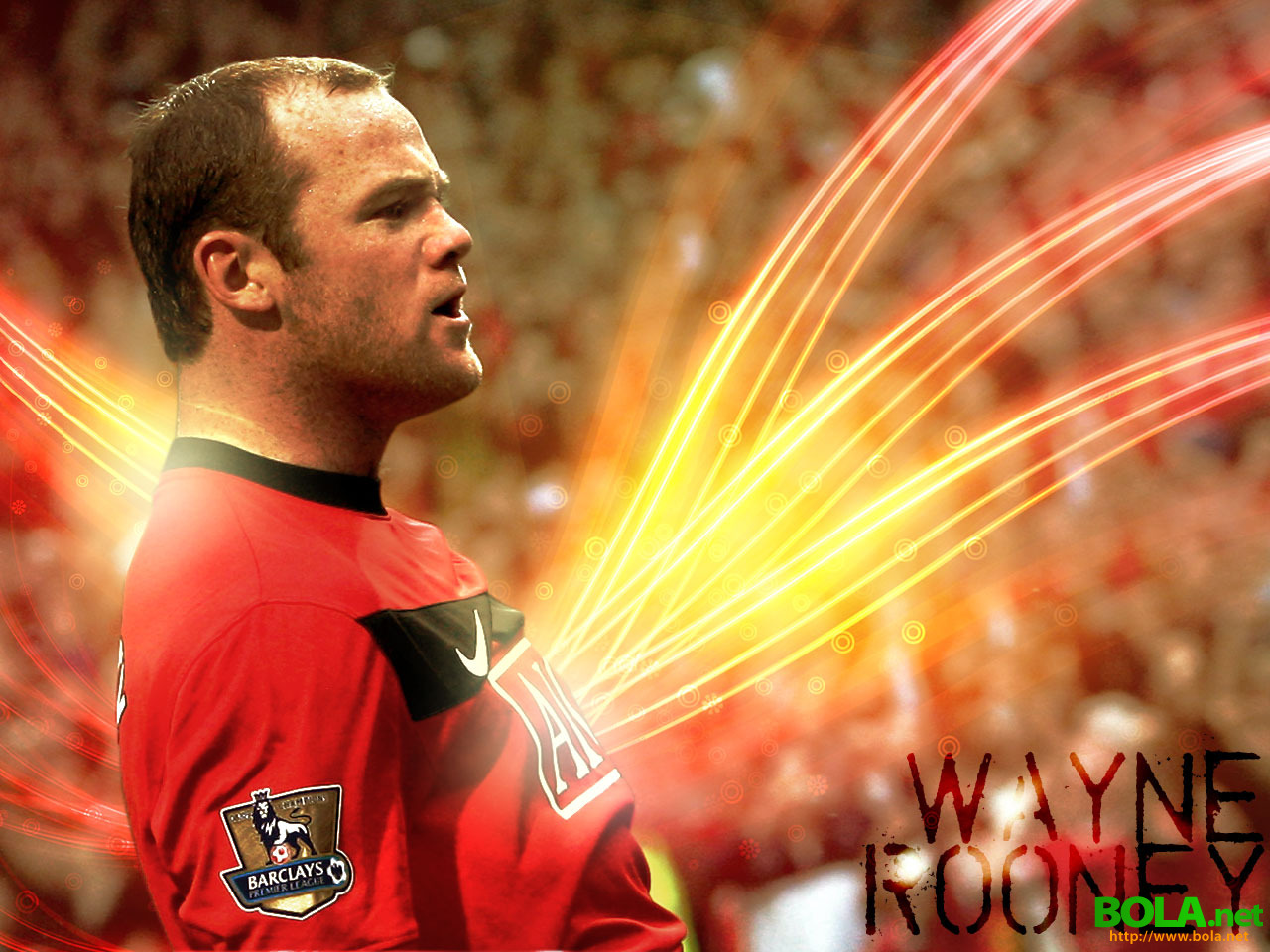 Download Wallpaper - Red Soul Rooney - Bola.net