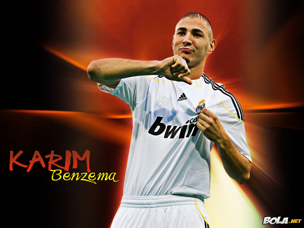 Download Wallpaper Karim Benzema Bolanet