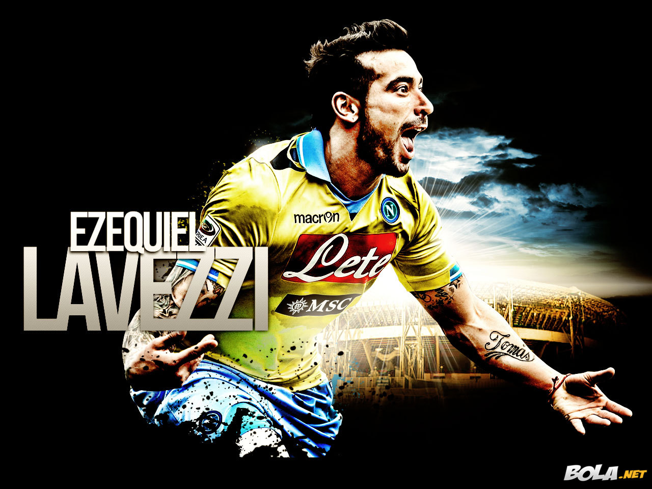 Deskripsi : Wallpaper Ezequiel Lavezzi, size: 1280x960