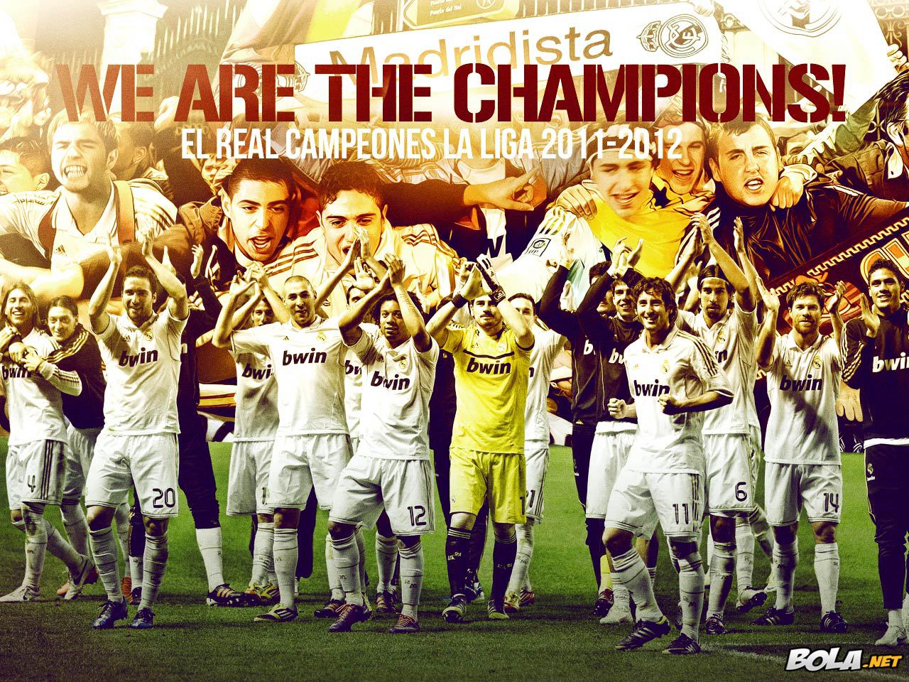 Download Wallpaper Real Madrid Juara La Liga 2011 2 Bolanet