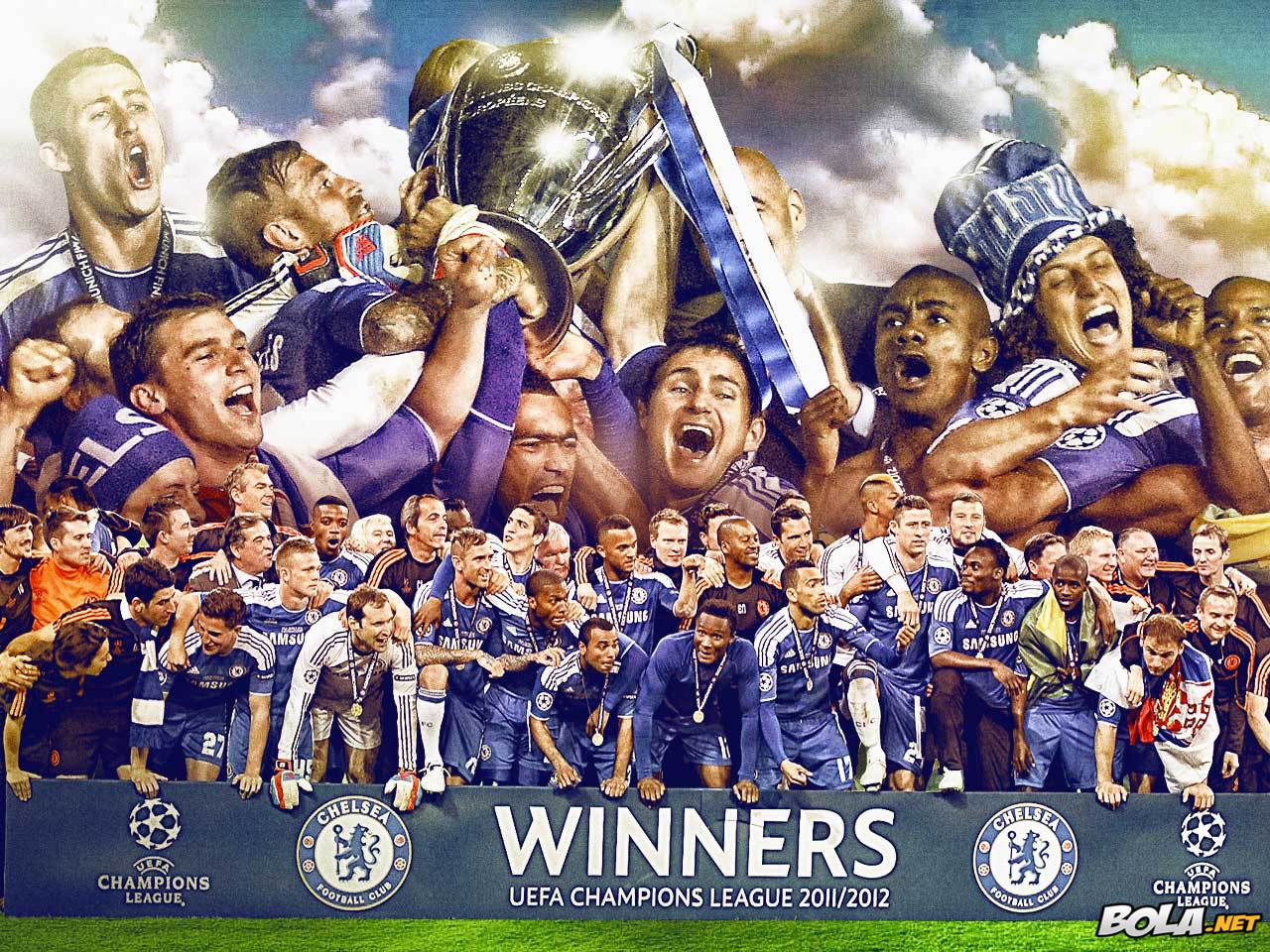 Download Wallpaper Chelsea Champions Bolanet