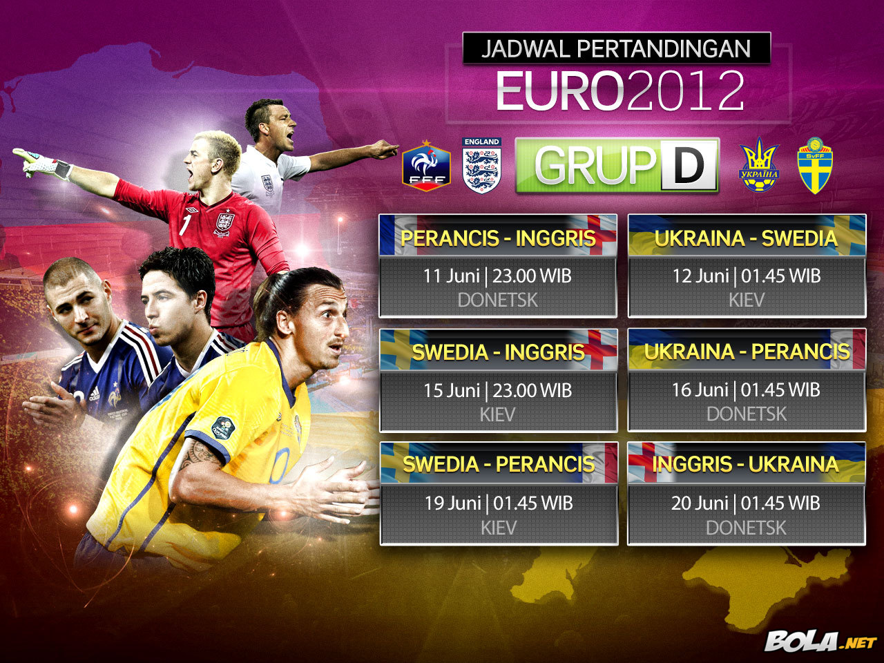 Deskripsi : Wallpaper Jadwal Euro 2012 Grup D, size: 1280x960