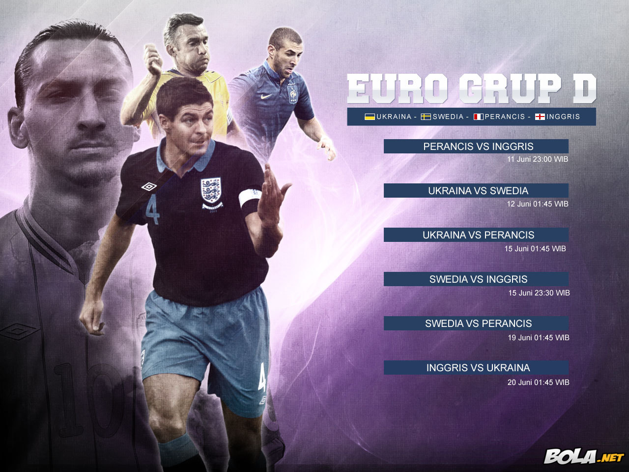 Deskripsi : Wallpaper Jadwal Grup D Euro 2012, size: 1280x960