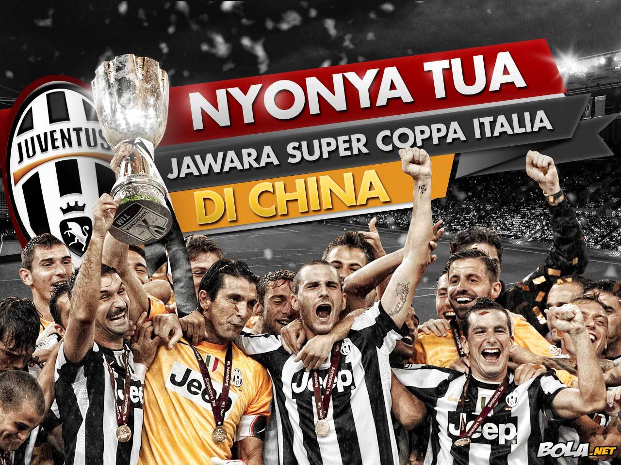 Download Wallpaper Juventus Juara Super Coppa Itali Bolanet