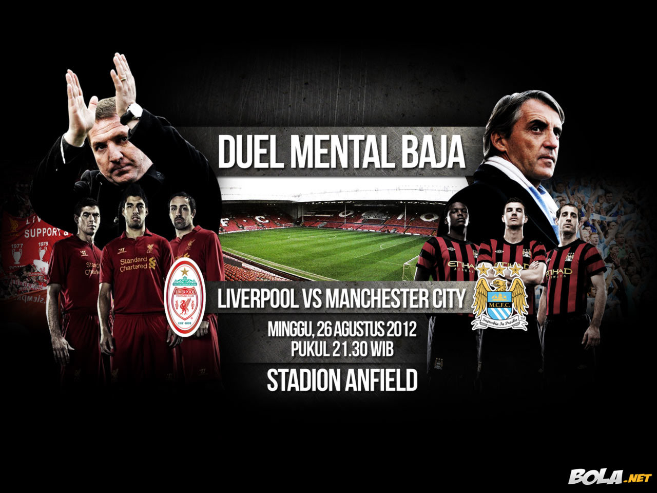 Download Wallpaper Liverpool V Manchester City Bolanet