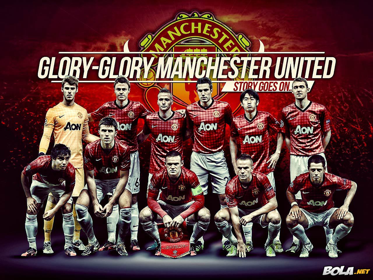 Download Wallpaper Manchester United Bolanet
