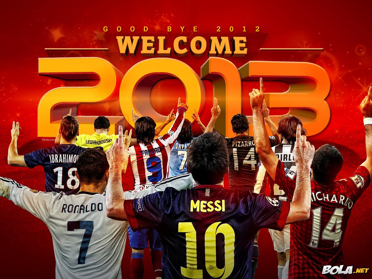 Download Wallpaper Happy New Year Bola net