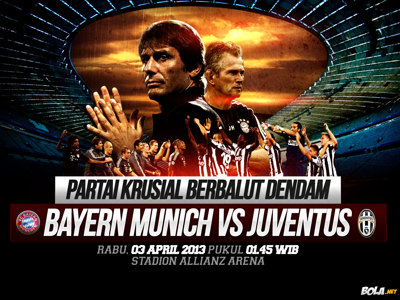 Deskripsi : Wallpaper Bayern Munich Vs Juventus, size: 1280x960