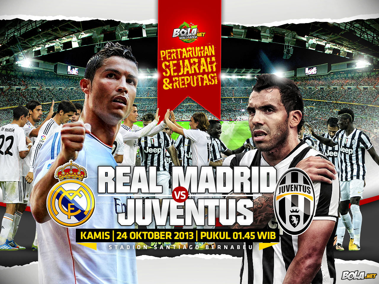 Download Wallpaper Real Madrid Vs Juventus Bolanet