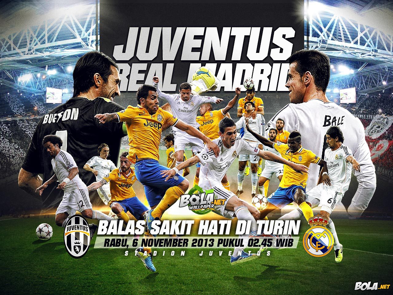 Download Wallpaper Juventus Vs Real Madrid Bolanet