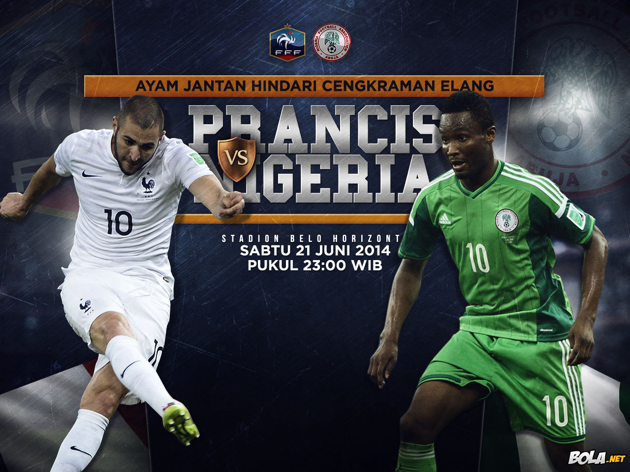 Deskripsi : Wallpaper Prancis Vs Nigeria, size: 1280x960