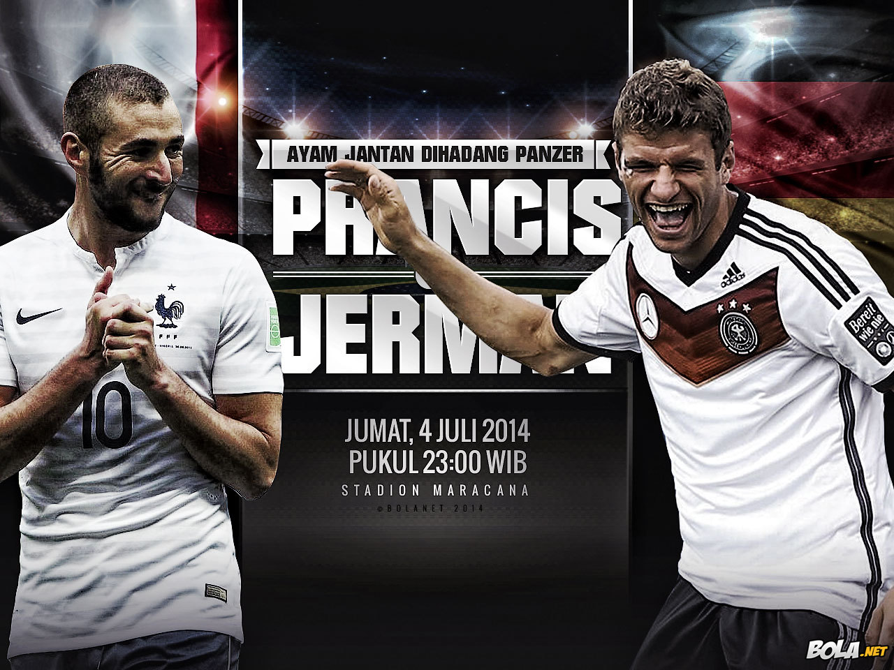 Download Wallpaper Prancis Vs Jerman Bolanet
