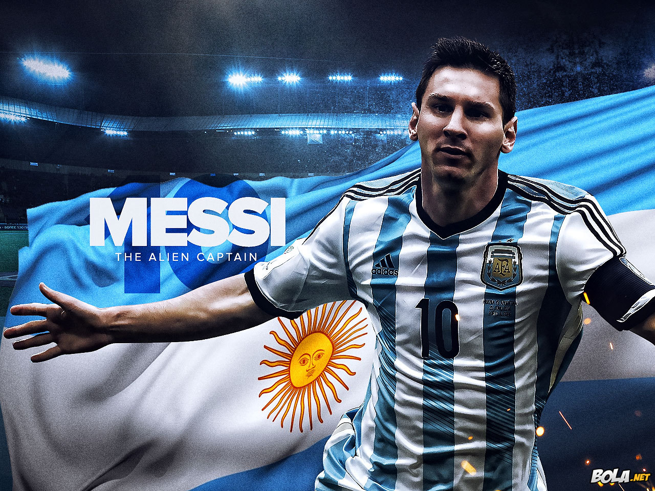 Download Wallpaper - Lionel Messi - Bola.net