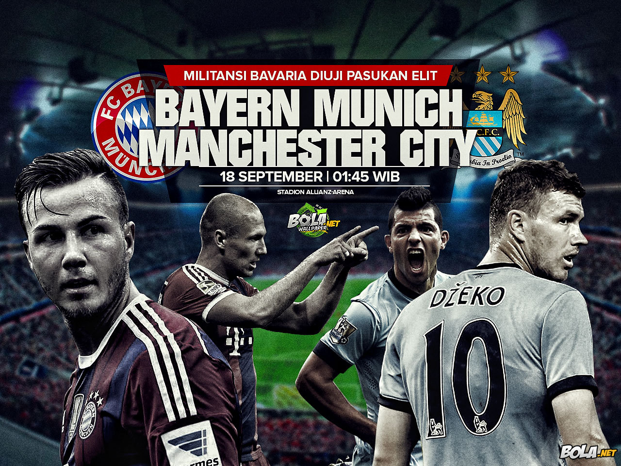Deskripsi : Wallpaper Bayern Munich Vs Manchester City, size: 1280x960