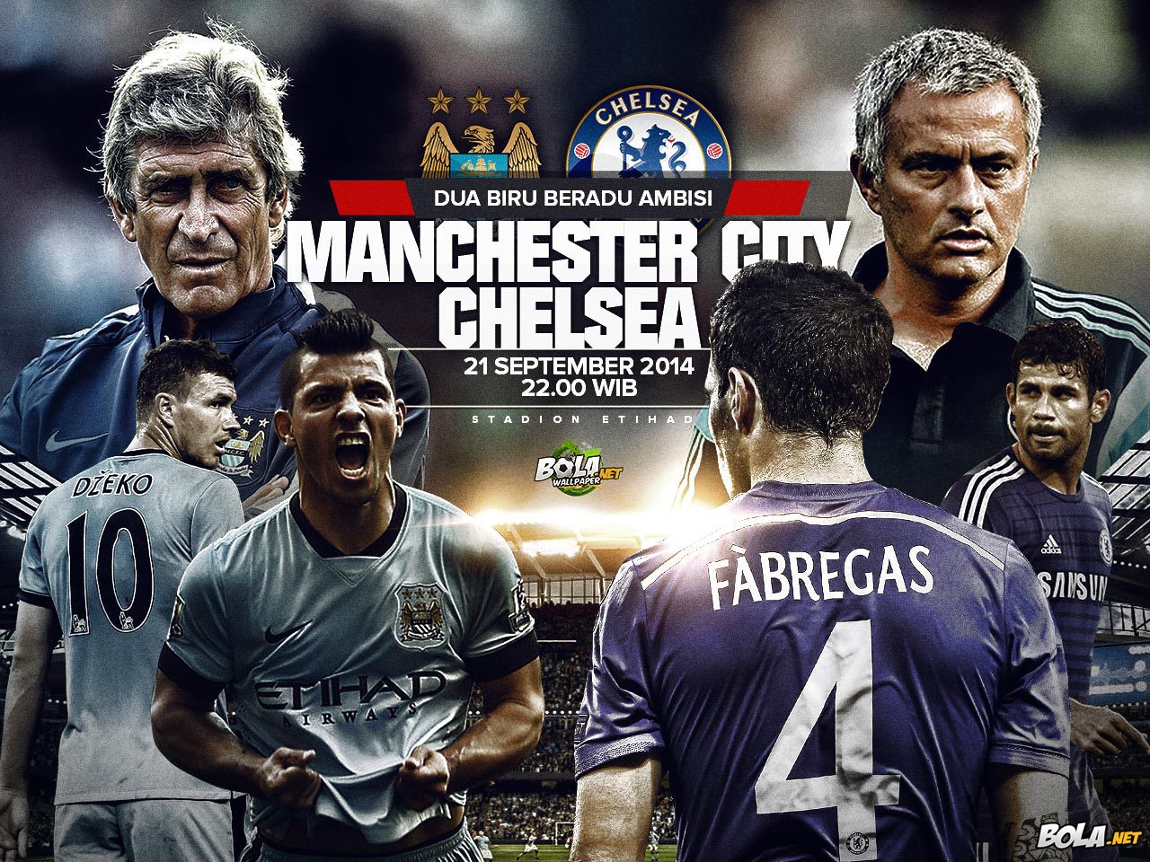 Download Wallpaper Manchester City Vs Chelsea Bolanet