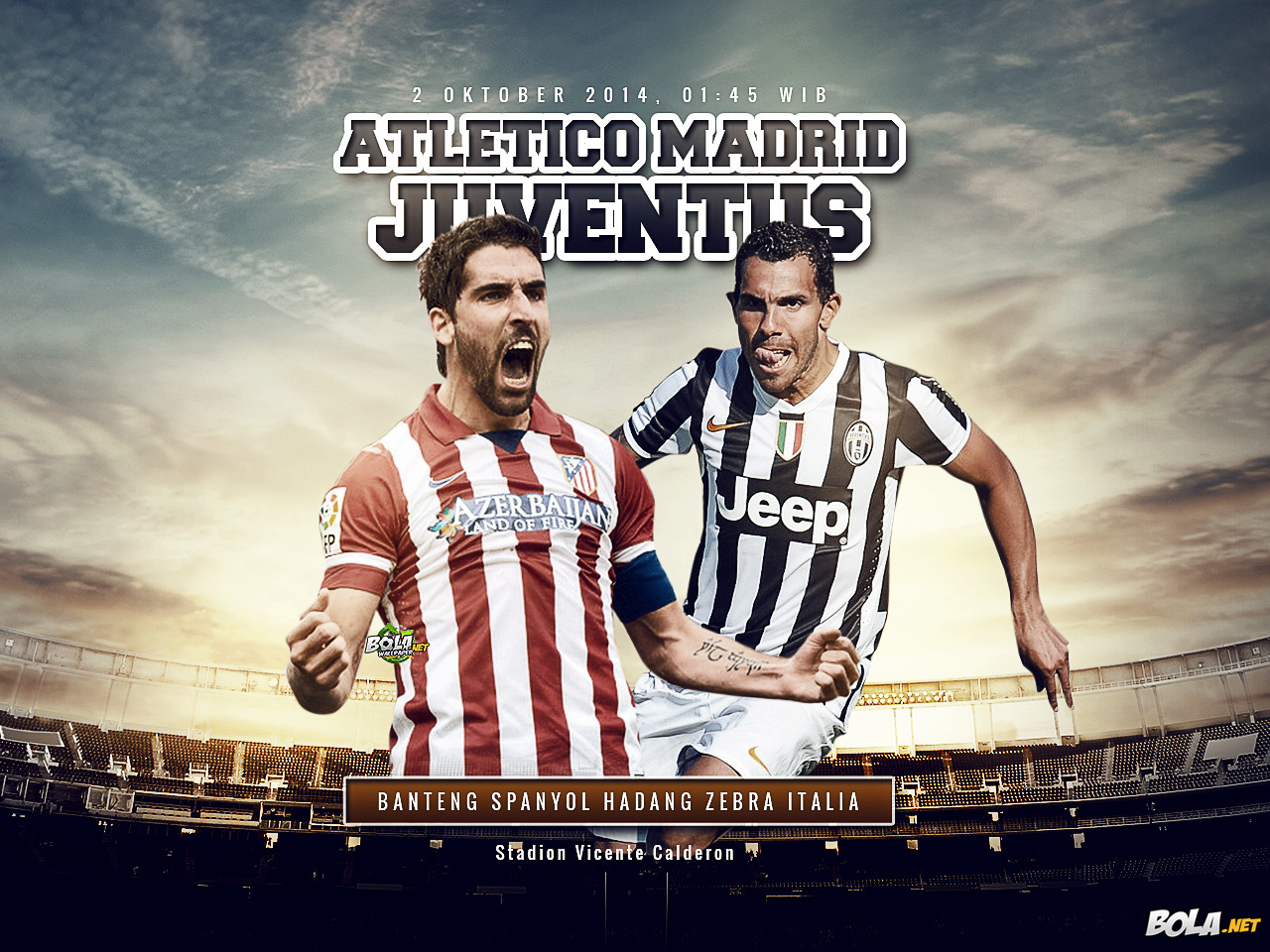 Download Wallpaper Atletico Madrid Vs Juventus Bolanet