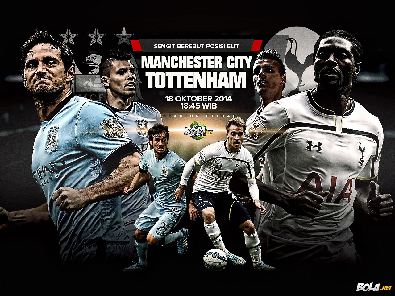 Download Wallpaper Manchester City Vs Tottenham Bolanet