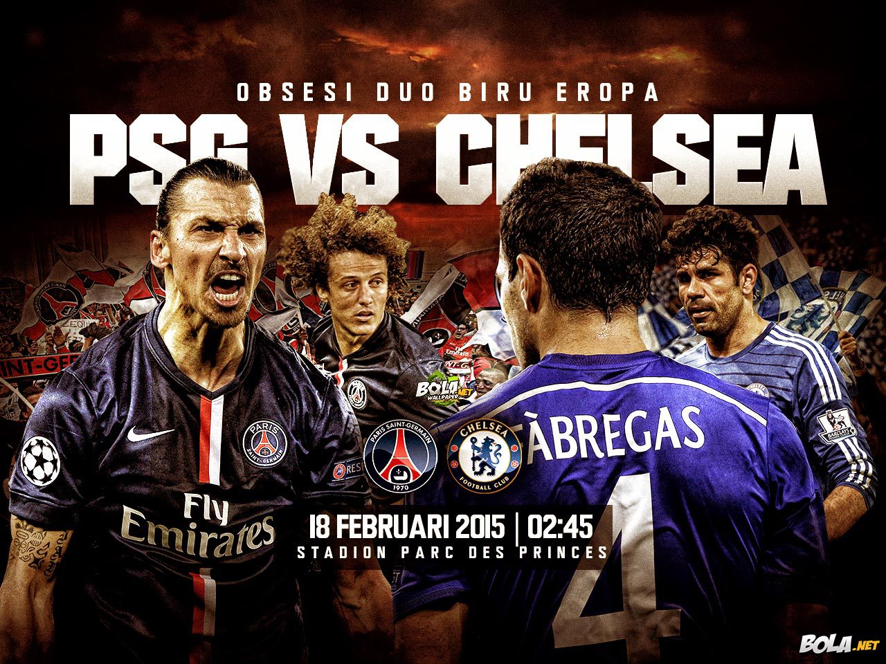 Download Wallpaper PSG Vs Chelsea Bolanet