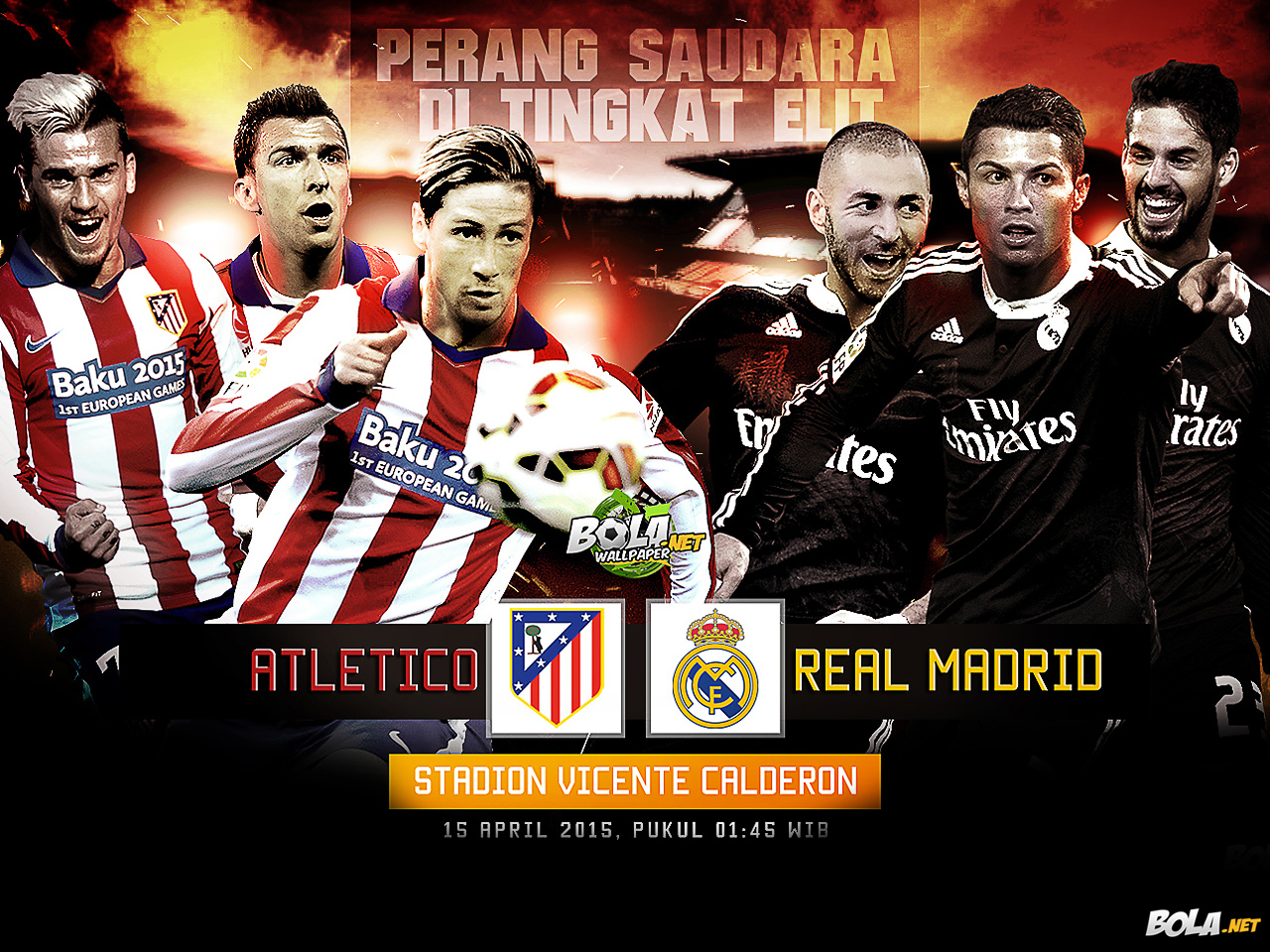 Deskripsi : Wallpaper Atletico Madrid Vs Real Madrid, size: 1280x960