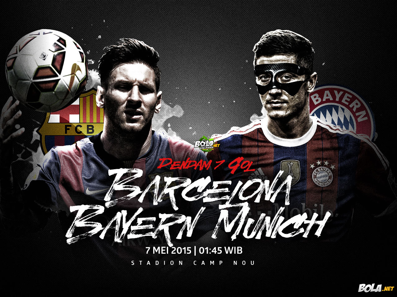 Download Wallpaper Barcelona Vs Bayern Munich Bolanet