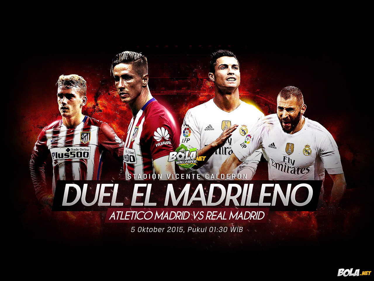 Download Wallpaper Atletico Madrid Vs Real Madrid Bolanet