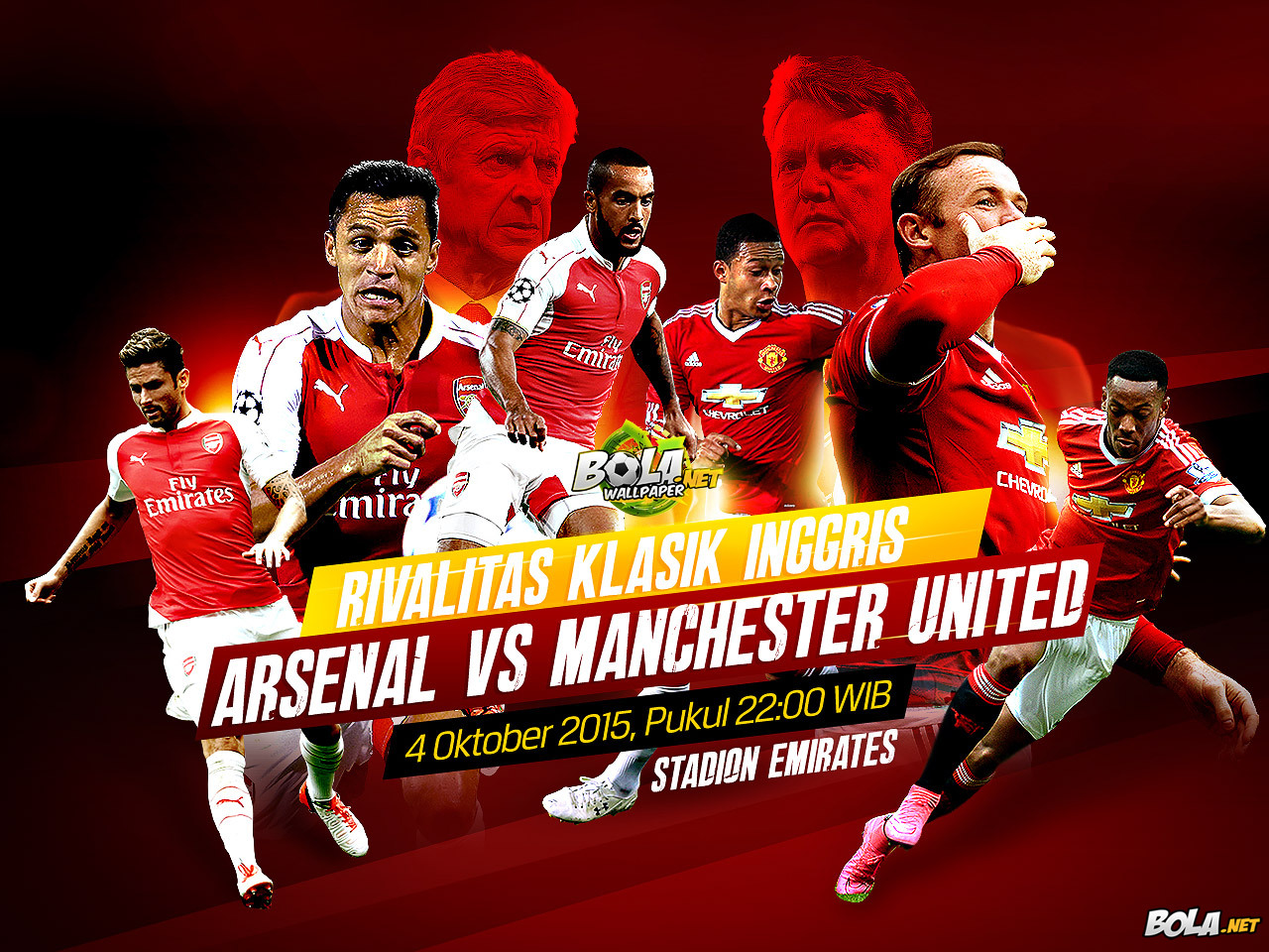 Download Wallpaper Arsenal Vs Manchester United Bolanet