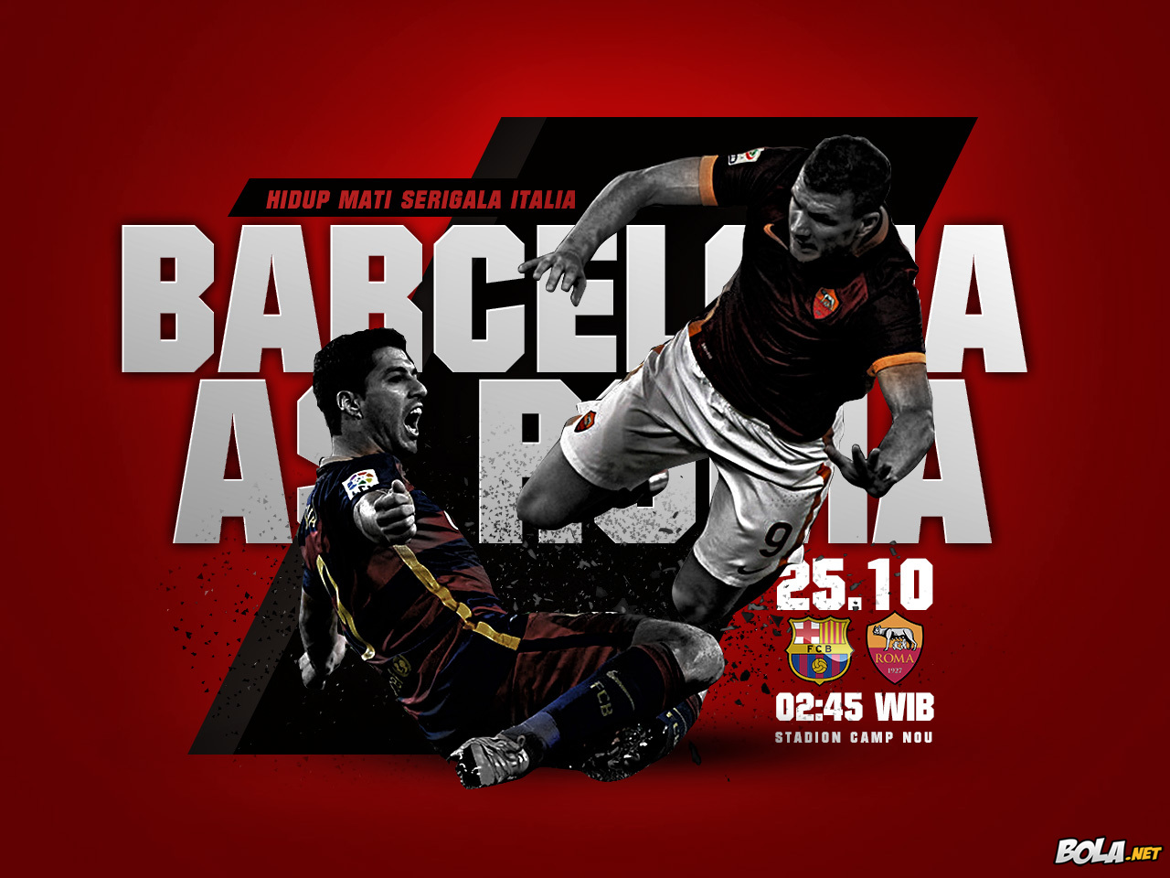 Deskripsi : Wallpaper Barcelona Vs As Roma, size: 1280x960