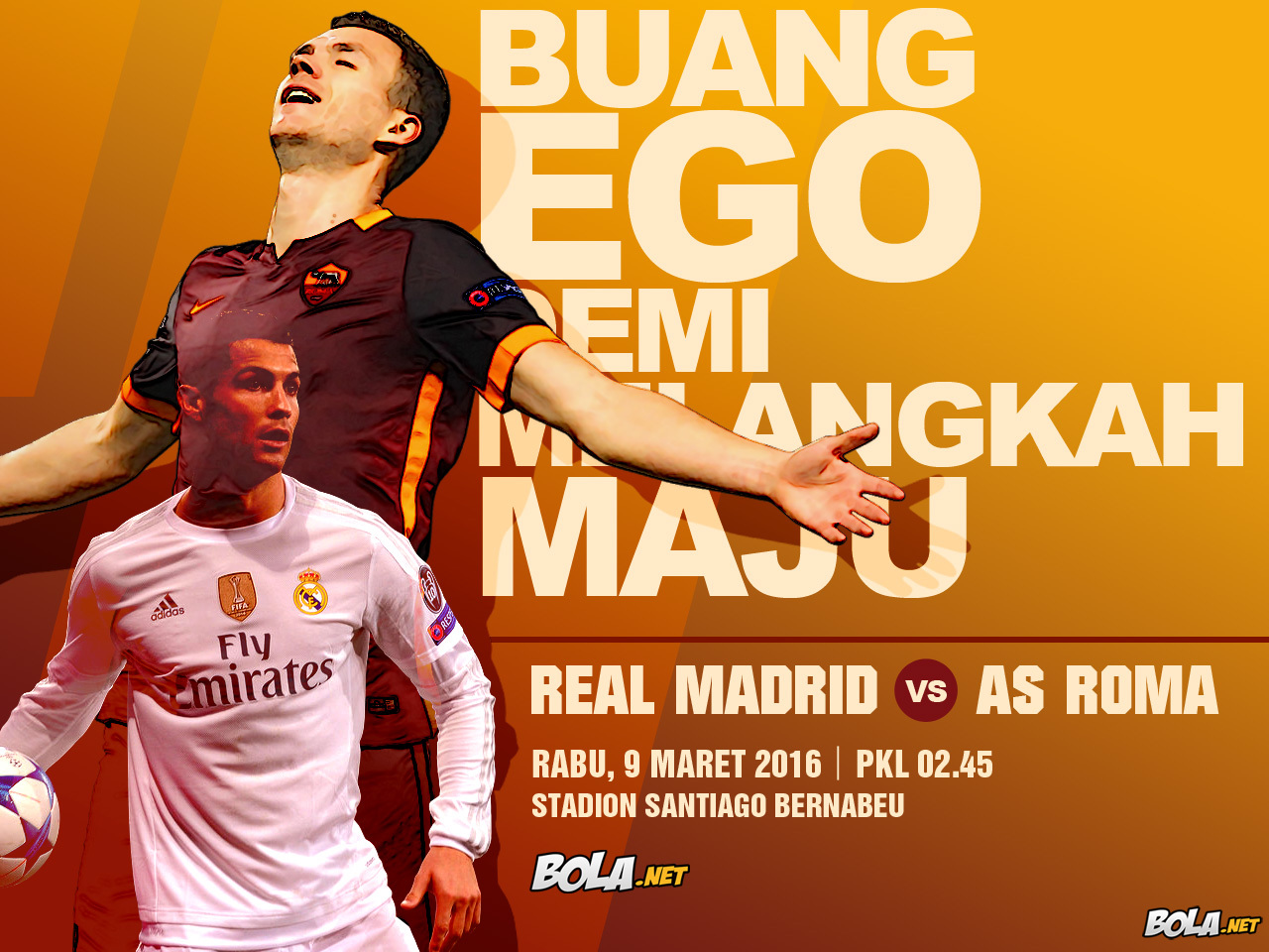 Download Wallpaper Real Madrid Vs AS Roma Bolanet