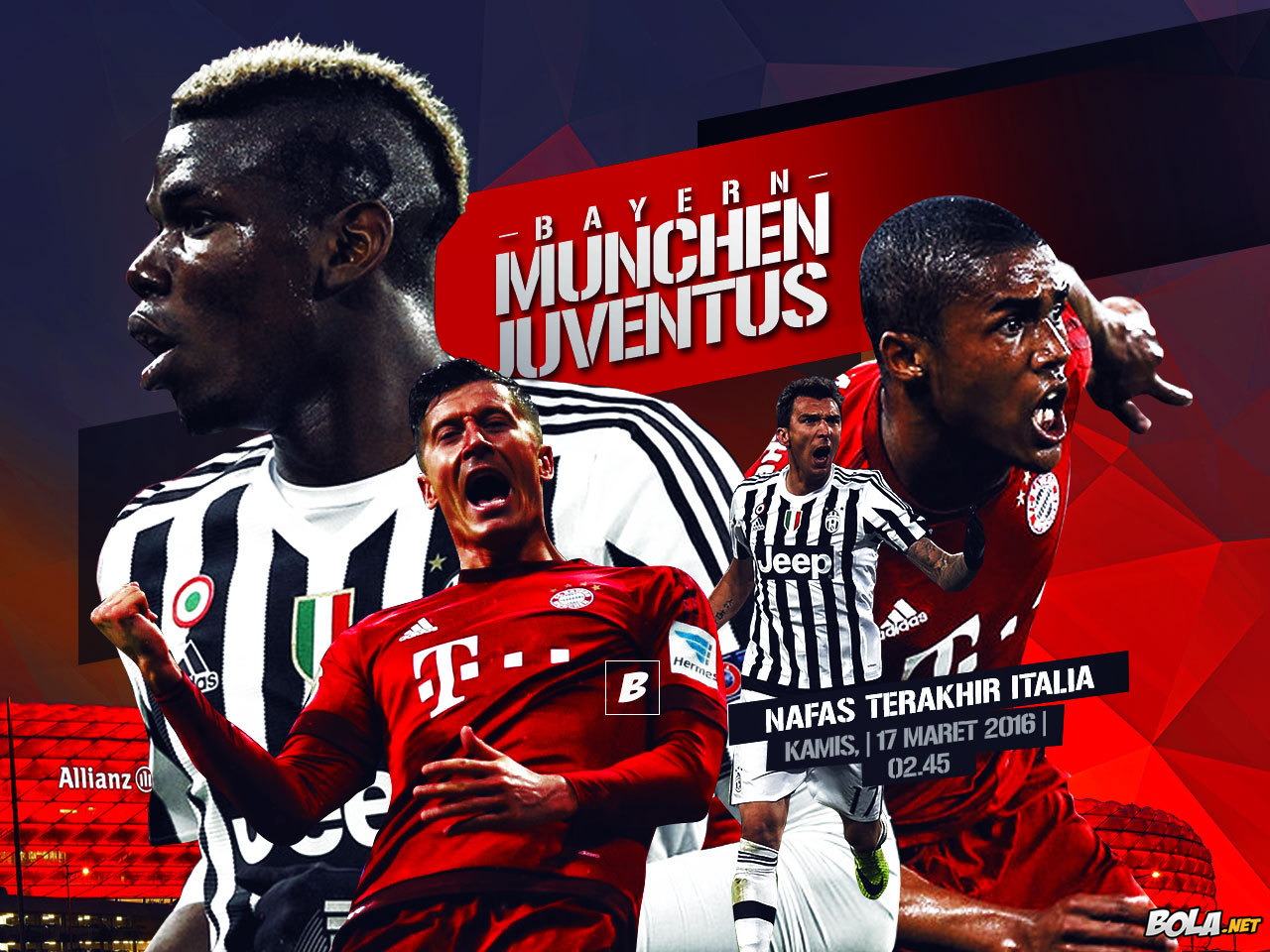 Deskripsi : Wallpaper Bayern Munchen Vs Juventus, size: 1280x960