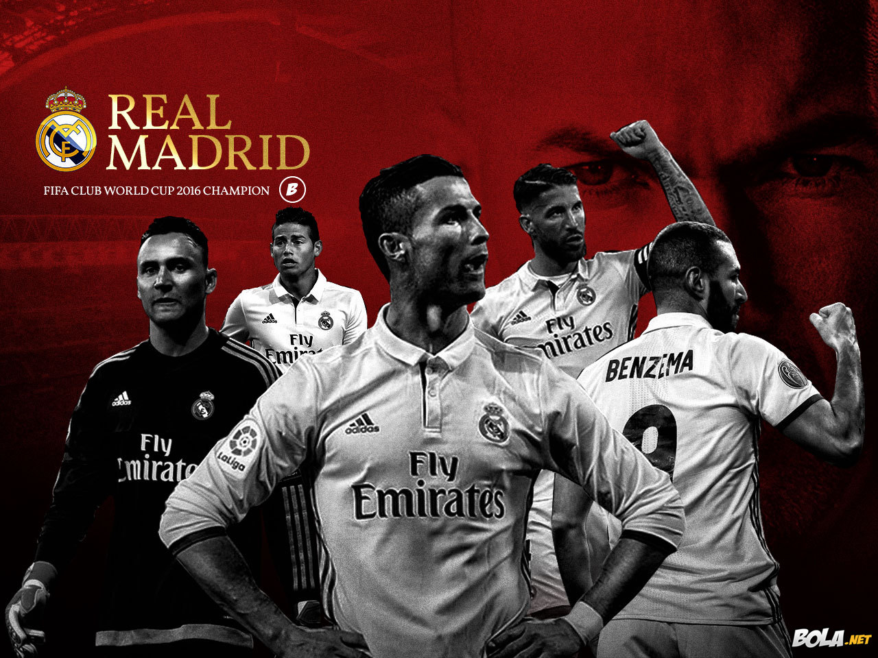 Download Wallpaper Real Madrid Juara PD Antar Klub Bolanet