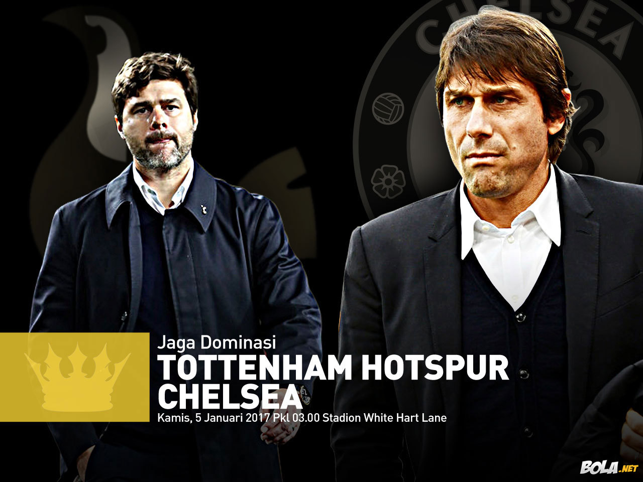 Deskripsi : Wallpaper Tottenham Hotspur Vs Chelsea, size: 1280x960