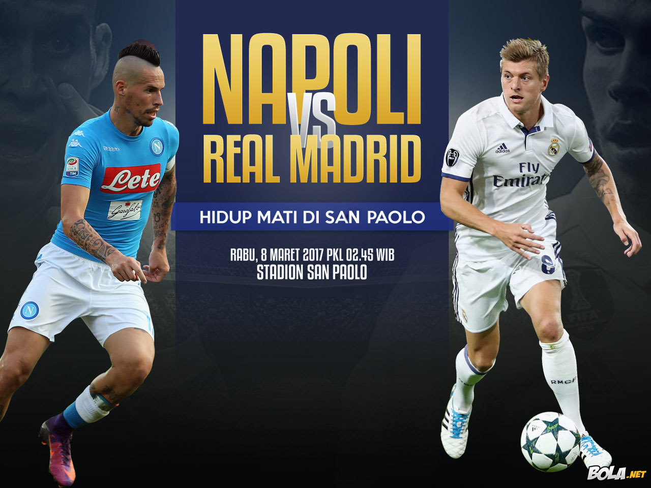 Deskripsi : Wallpaper Napoli Vs Real Madrid, size: 1280x960