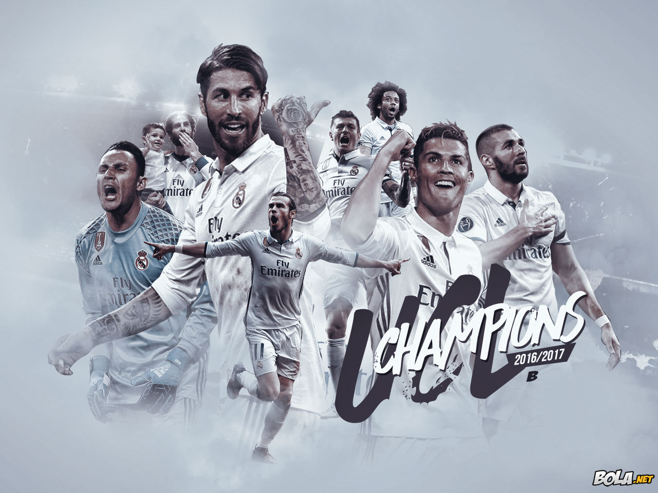 Download Wallpaper Real Madrid UCL Champions 2017 Bolanet