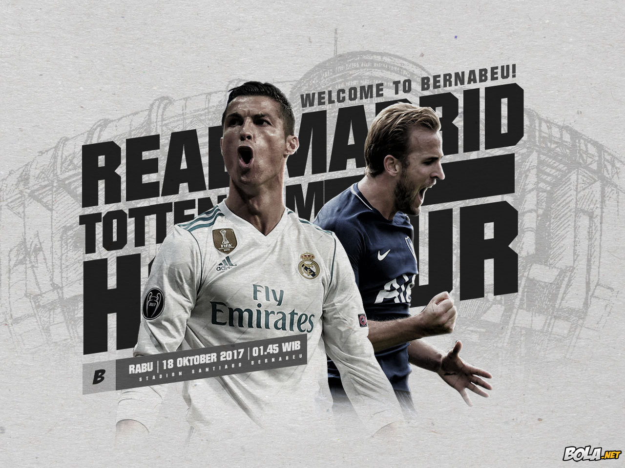 Download Wallpaper Real Madrid Vs Tottenham Hotspur Bola Net