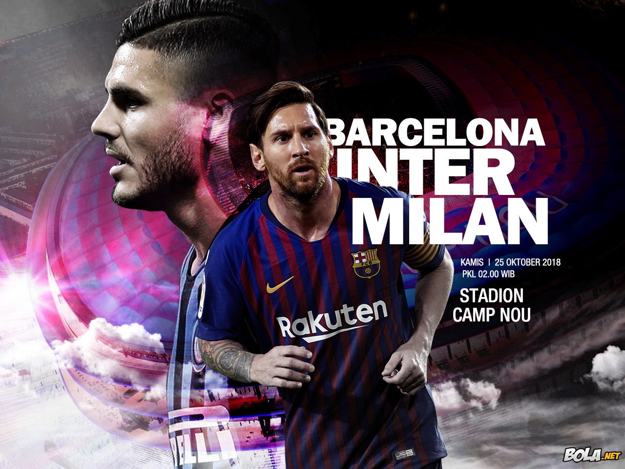 Deskripsi : Wallpaper Barcelona Vs Inter Milan, size: 1280x960